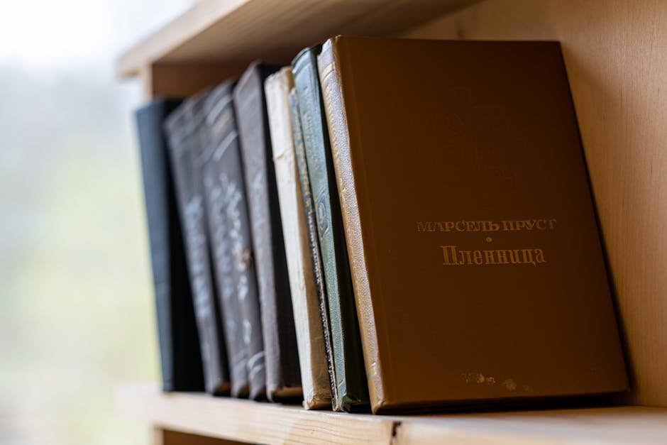 Bookshelf with classic psychoanalytic texts and patient case notes