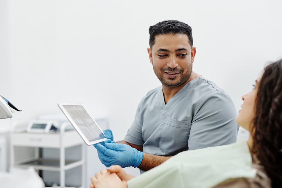 Native patient on a tablet for a telebehavioral health appointment