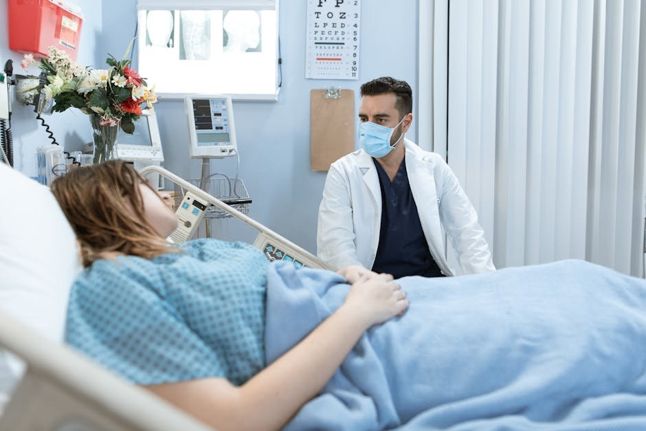 Emergency department clinician examining patient for clonus and hyperreflexia