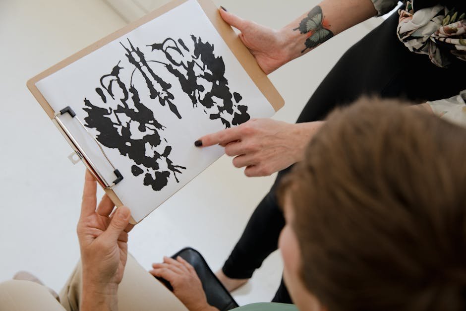 Patient meeting with neuropsychologist for cognitive testing in post-ICU recovery clinic
