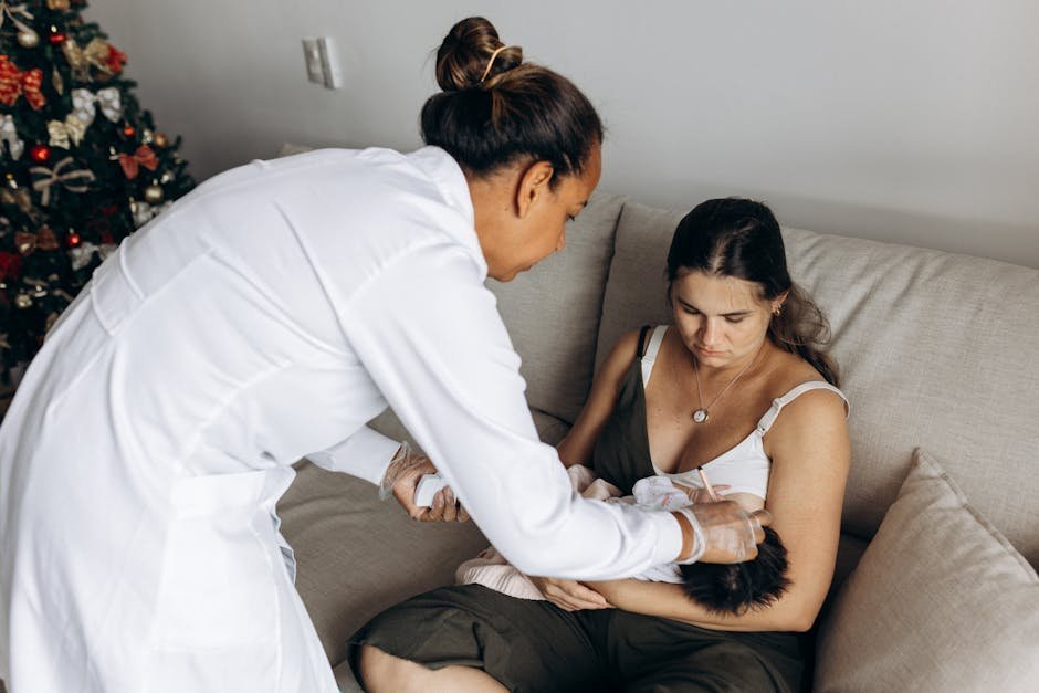 Postpartum mood screening EPDS form during 6-week OB visit clinic